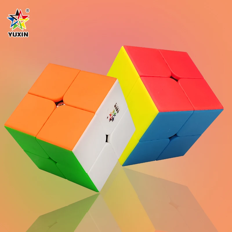 YuXin Schwarzer Kylin-Würfel V2 2X2 Professionelles Geschwindigkeitspuzzle Kinderspielzeug Geschenk Speedcube Original-Zauberwürfel mit spezieller Basis