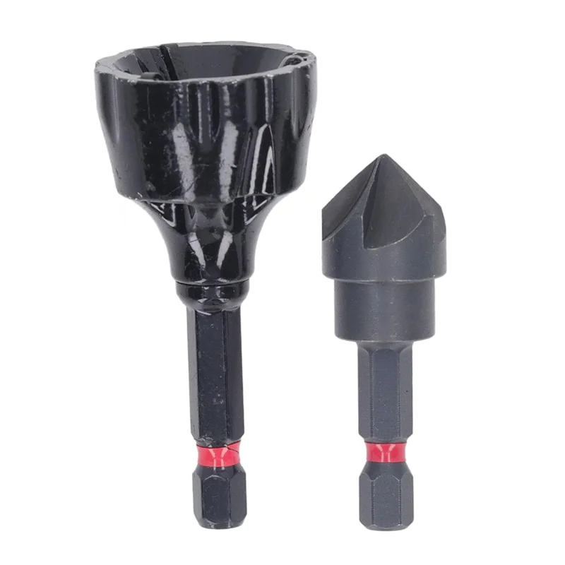 ชุดเครื่องมือลบคม CMHI-Deburring, เครื่องมือลบคมและลบคมแบบหมุนภายในภายนอก 2 ชิ้น, ครอบคลุมขัดภายนอก