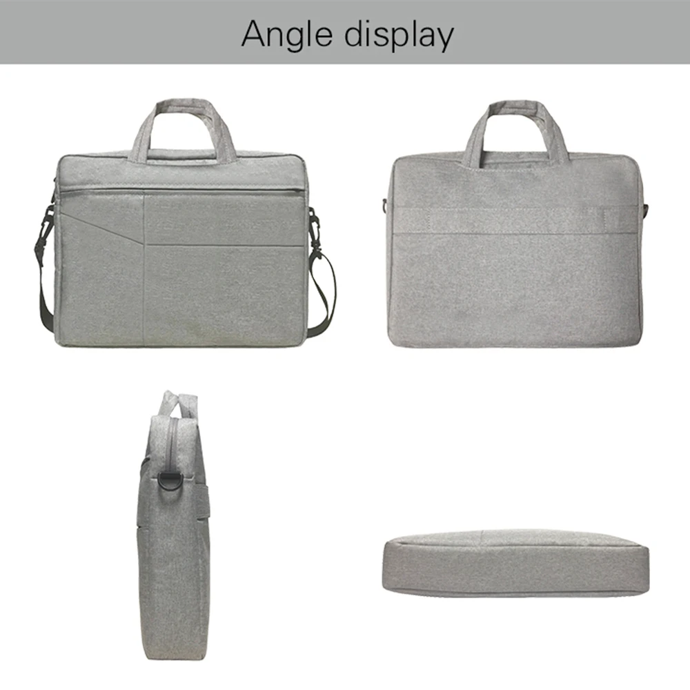 Laptop Sleeve Shoulder Bag 13 14 15 15.6 17.3 inch For Macbook ASUS Dell Acer Lenovo Notebook Case Women Men Waterproof HandBag