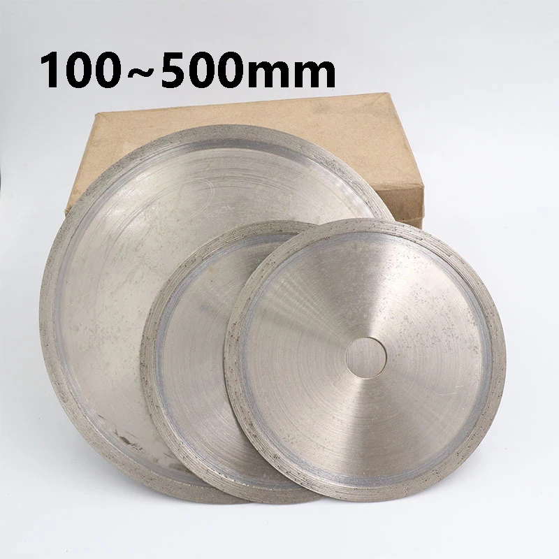 

100 мм ~ 500 мм режущий диск для циркулярной пилы для агатовых драгоценных камней, инструменты для резки и полировки нефрита, диск без резки зубов