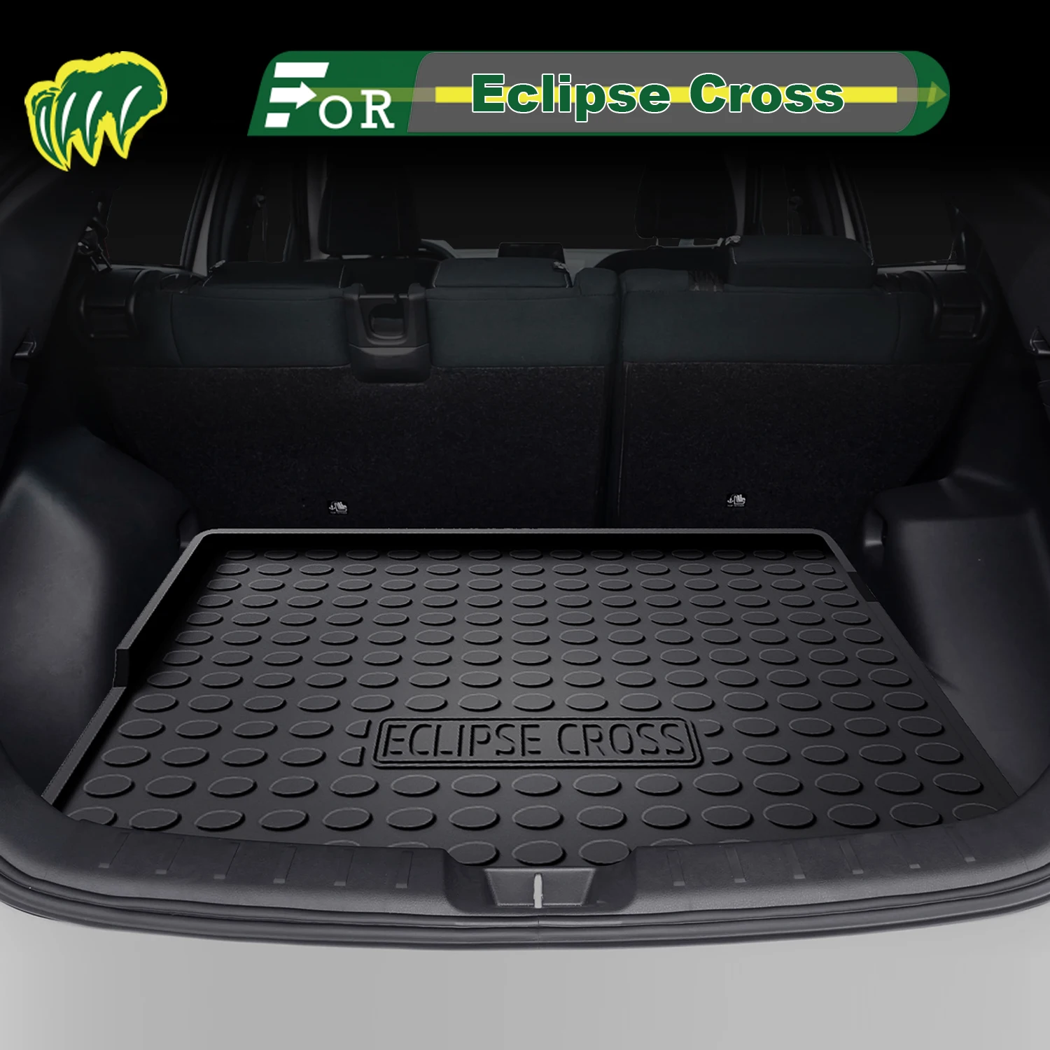 

For Mitsubish Eclipse Cross‌ 2018-2025 TPE Custom Fit Car Trunk Mat All Season Cargo Mat 3D Shaped Trunk Liner