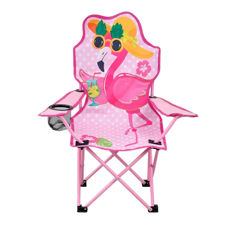 for EN-581 Custom Oxford Fabric Kids Foldable Chair Steel Tube Modern Design Portable Lightweight Durable Comfortable