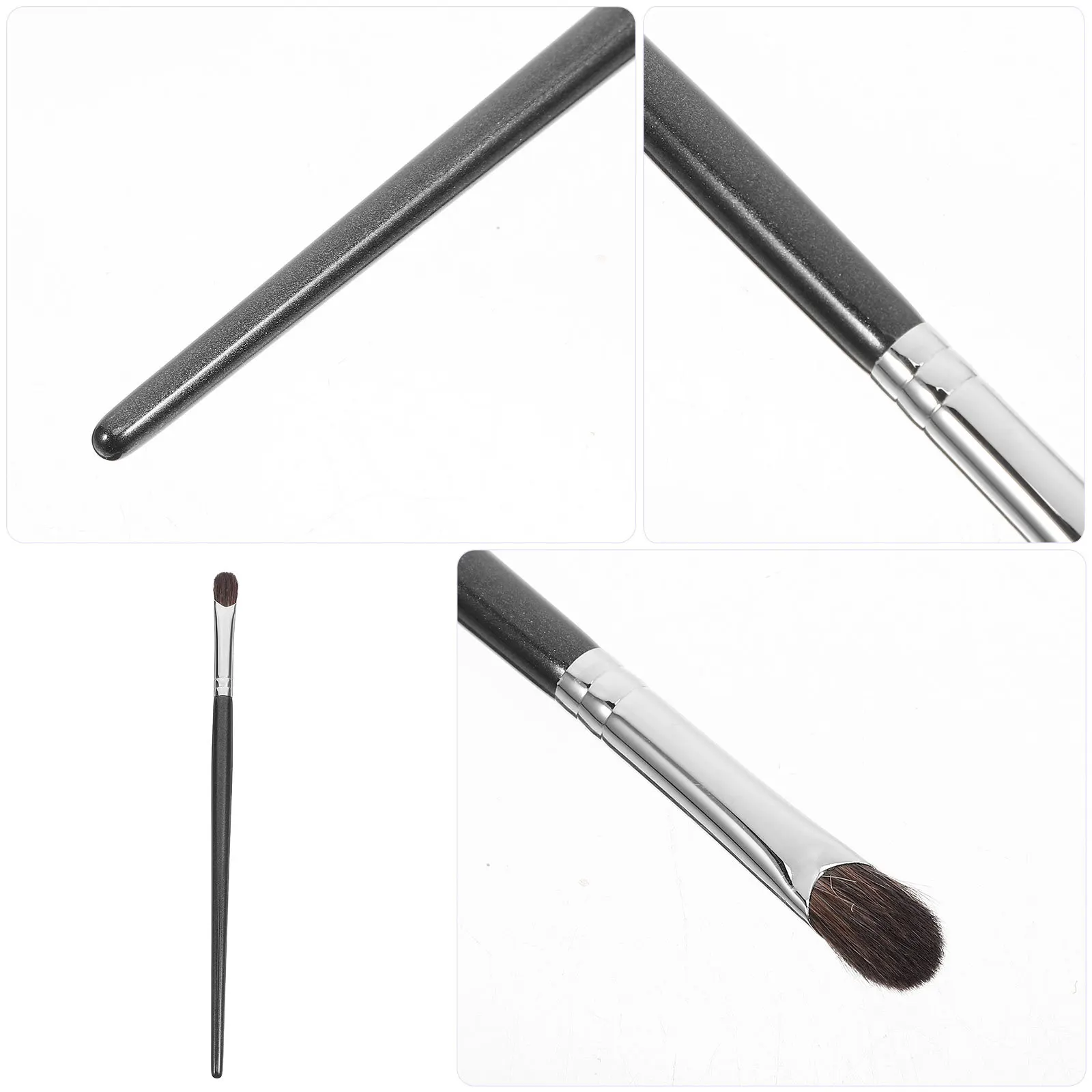 경량 아이섀도 브러쉬 세트 소녀들을 위한 부드럽고 편안한 핸들 브러쉬 간편한 클린 메이크업 적용 도구 휴대용