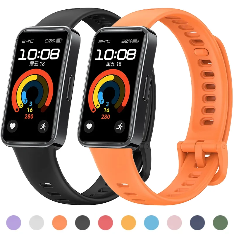 

Soft Silicone Strap For Huawei Band 8 9 SmartWatch Beacelet Replacement Watchband Accessories for Huawei Band 9 Sport Strap