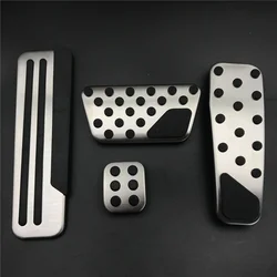 Stainless Steel Car Accessory Brake Foot Rest Pedal For Dodge Charger / Chrysler 300C 2012-2016 Modified Pad Cover