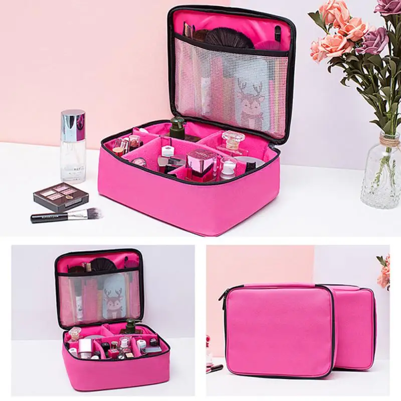 

High capacity Large Professional Toiletry Bag Cosmetics Makeup Brush Storage Box Waterproof Make Up Tools Case Beauty Kit