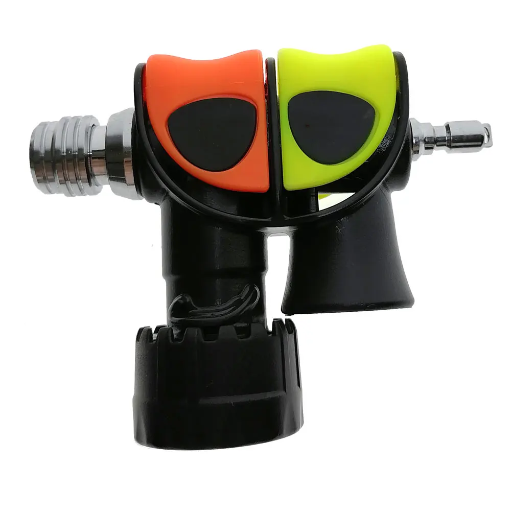 Standard Dive Alert Connector Scuba Dive Dual Air Powered Surface Horn Signaling Fitting