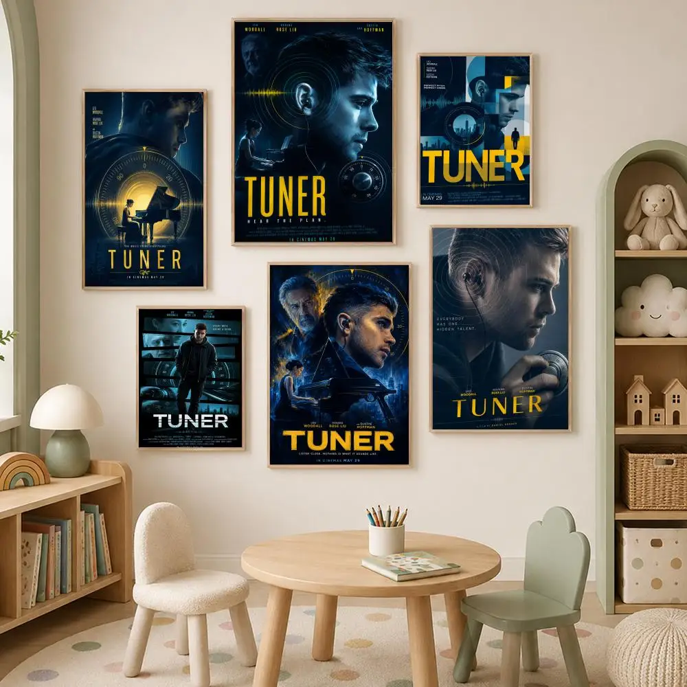 Theme T-Tuner Poster Self-Stick HD PVC Wall Art Poster, Waterproof Decor for Bedroom, Living Room and Home