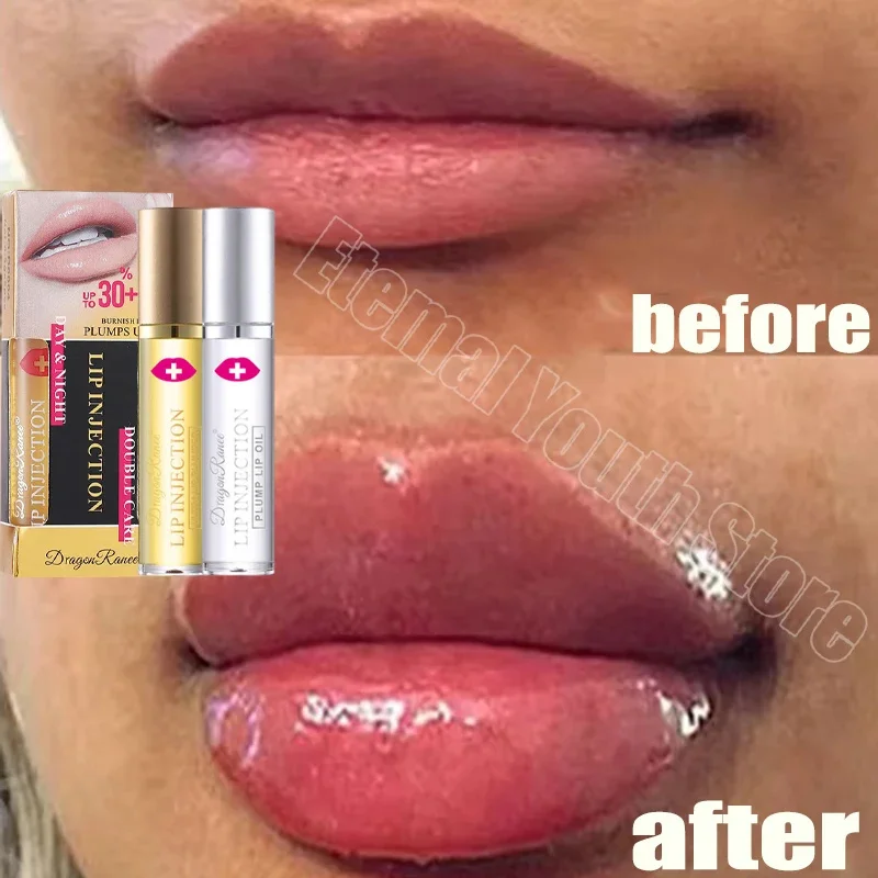 

Honey Lip Volumising Enhancer Plumper Oil Reduces Fine Lines Moisturizing Remove Dark Skin Delicate Lip Care Serum Lip Cosmetic