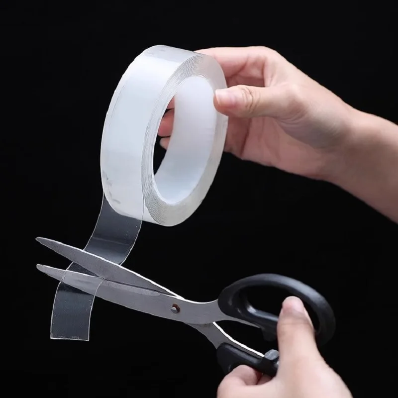 Nano adhesive strong adhesion wall picture frame hook paste non-trace transparent waterproof acrylic double-sided tape