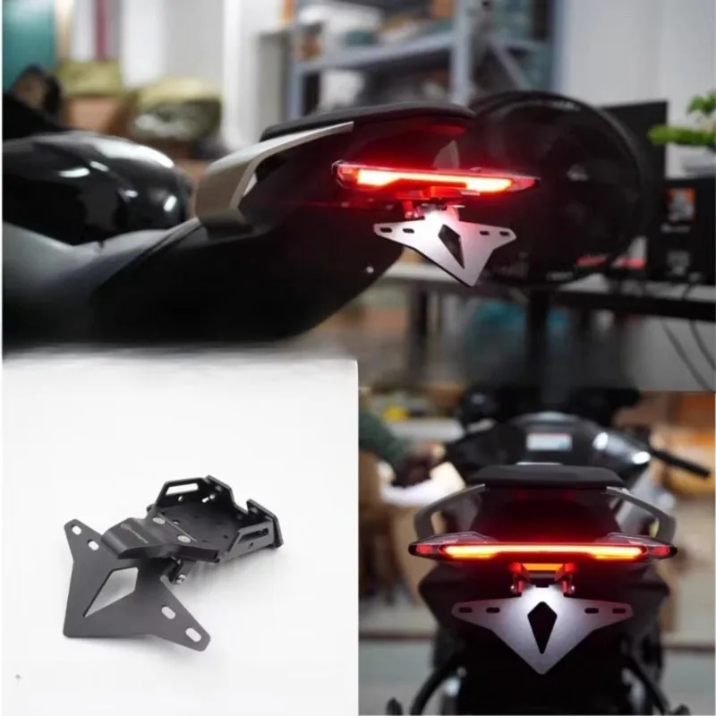Motorcycle License Plate Holder Bracket For CFMOTO 675SR-R Fender Eliminator Kit Rear Tail Tidy