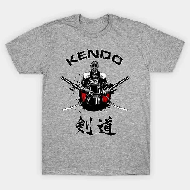 Unique Design Japanese Kendo Warrior Samurai Ronin T-Shirt 100% Cotton O-Neck Summer Short Sleeve Casual Mens T-shirt Size S-3XL