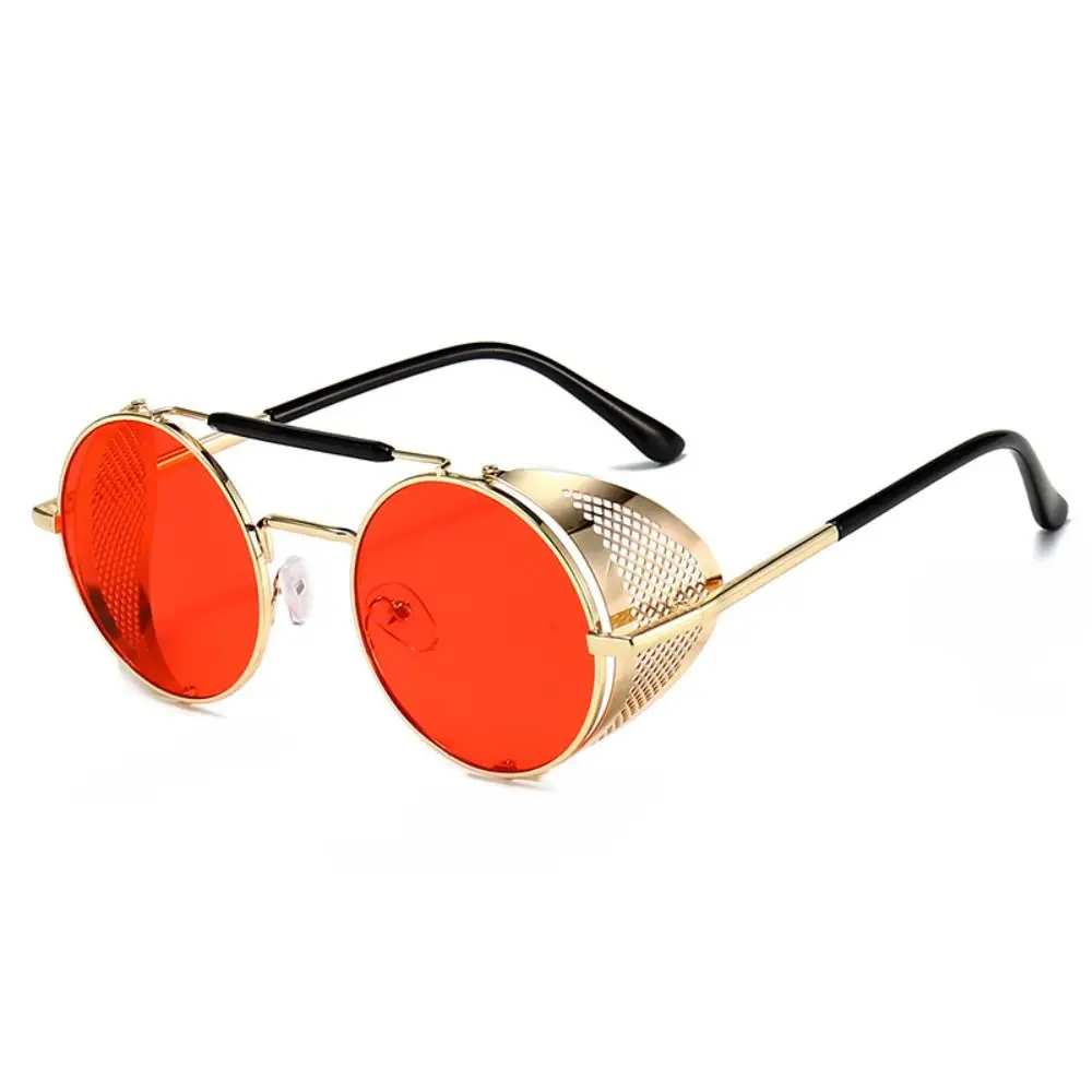 

Beach Punk Metal Frame Sunglasses Eye Protection Travel Accessories Retro Sunglasses Anti-UV 400 Eyewear for women men