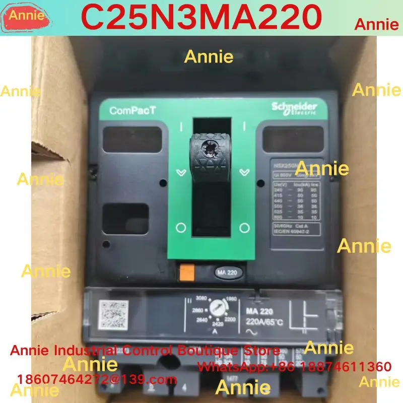 brand-new   C25N3MA220 3P200A molded case circuit breaker