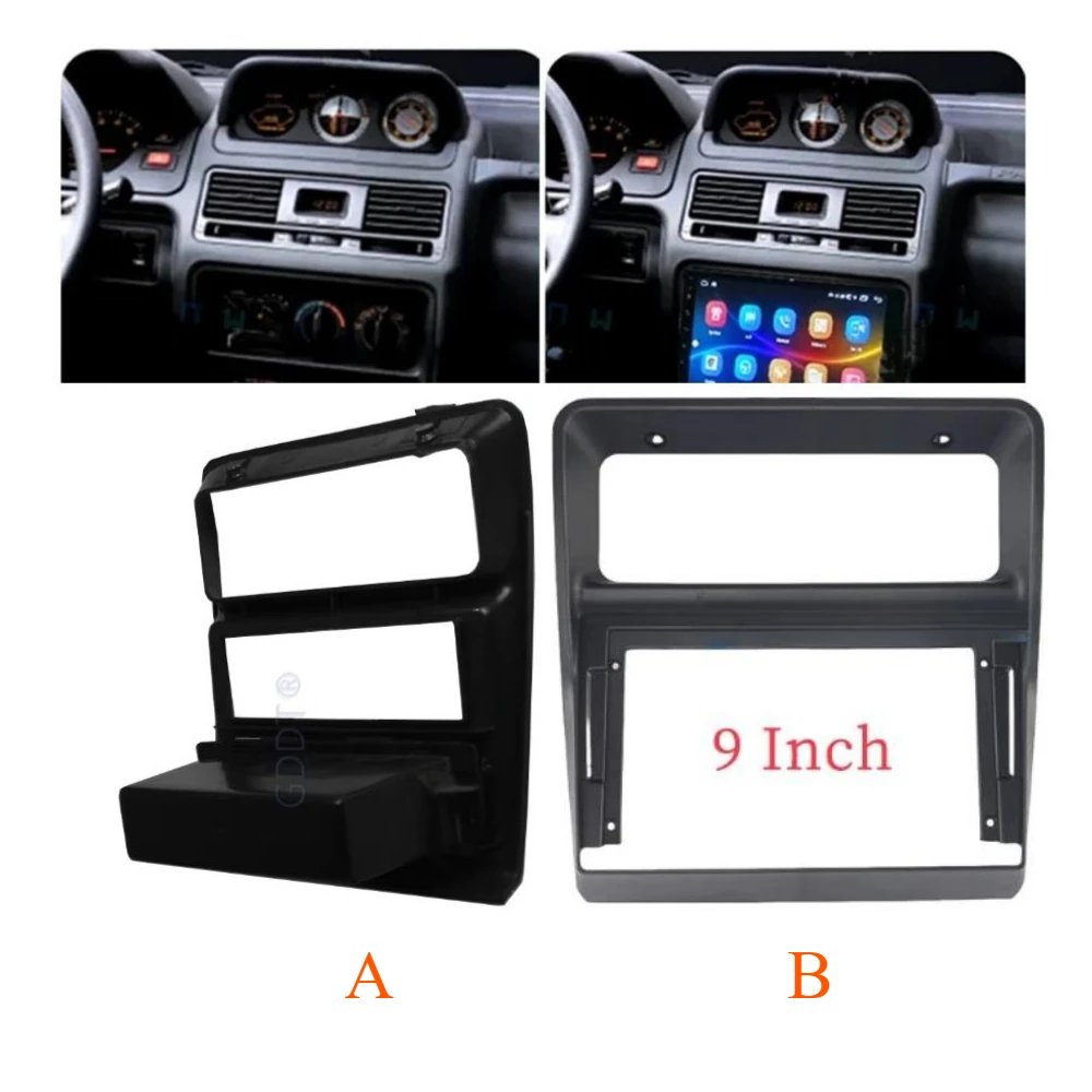 9 Inch Car Frame Fascia Adapter Android Radio Dash Fitting Panel For Pajero v20 1989-1999 for Montero v40 Shogun v30
