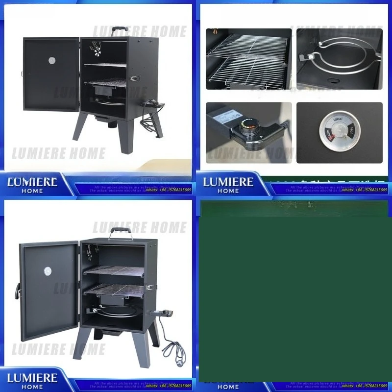 

Двухслойный электрический гриль для барбекю, бездымный, автоматический, для дома и коммерческого использования, электрический ростер для приготовления на открытом воздухе и в помещении