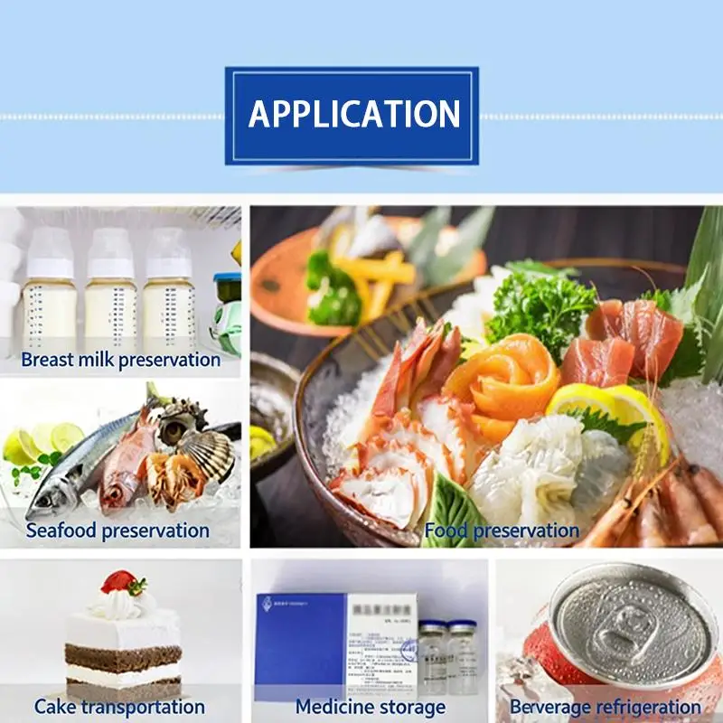 /KQM/Gel Ice Bag Automatic Water Absorption Insulated Ice Pack Pain Cold Compress Cooling Bag Food Keep Fresh Ice Pack Reusable