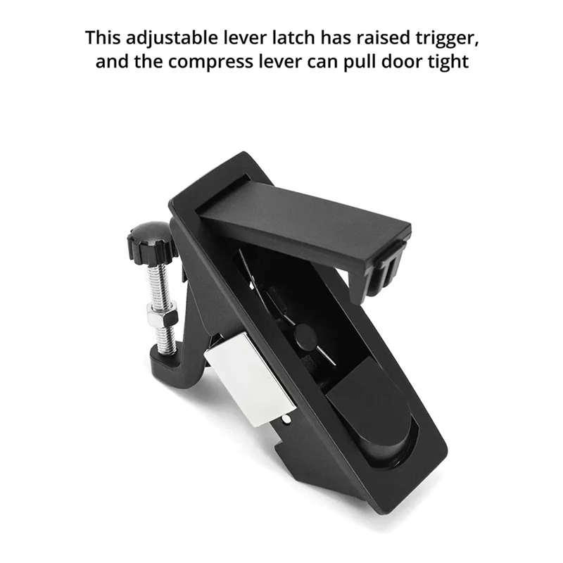 【ADORN】16 قطعة قفل بمزلاج ضغط من سبائك الزنك ومزلاج رافعة دافق نطاق قبضة قابل للتعديل 0.04 بوصة-0.94 بوصة