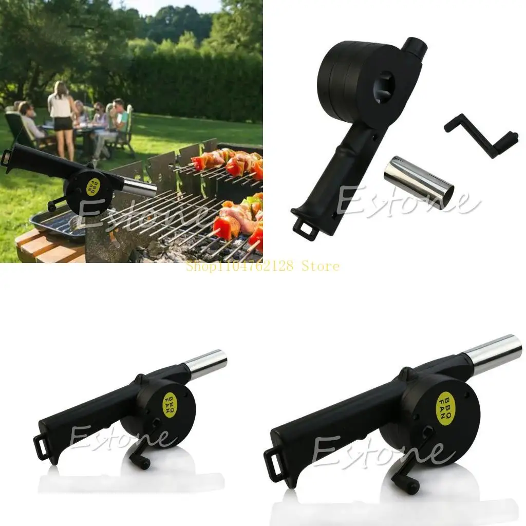 

Handheld Electric BBQ Fan Portable Electric Air Blower Bellows for Open Camping Barbecue Cooking Tool Grip best sale