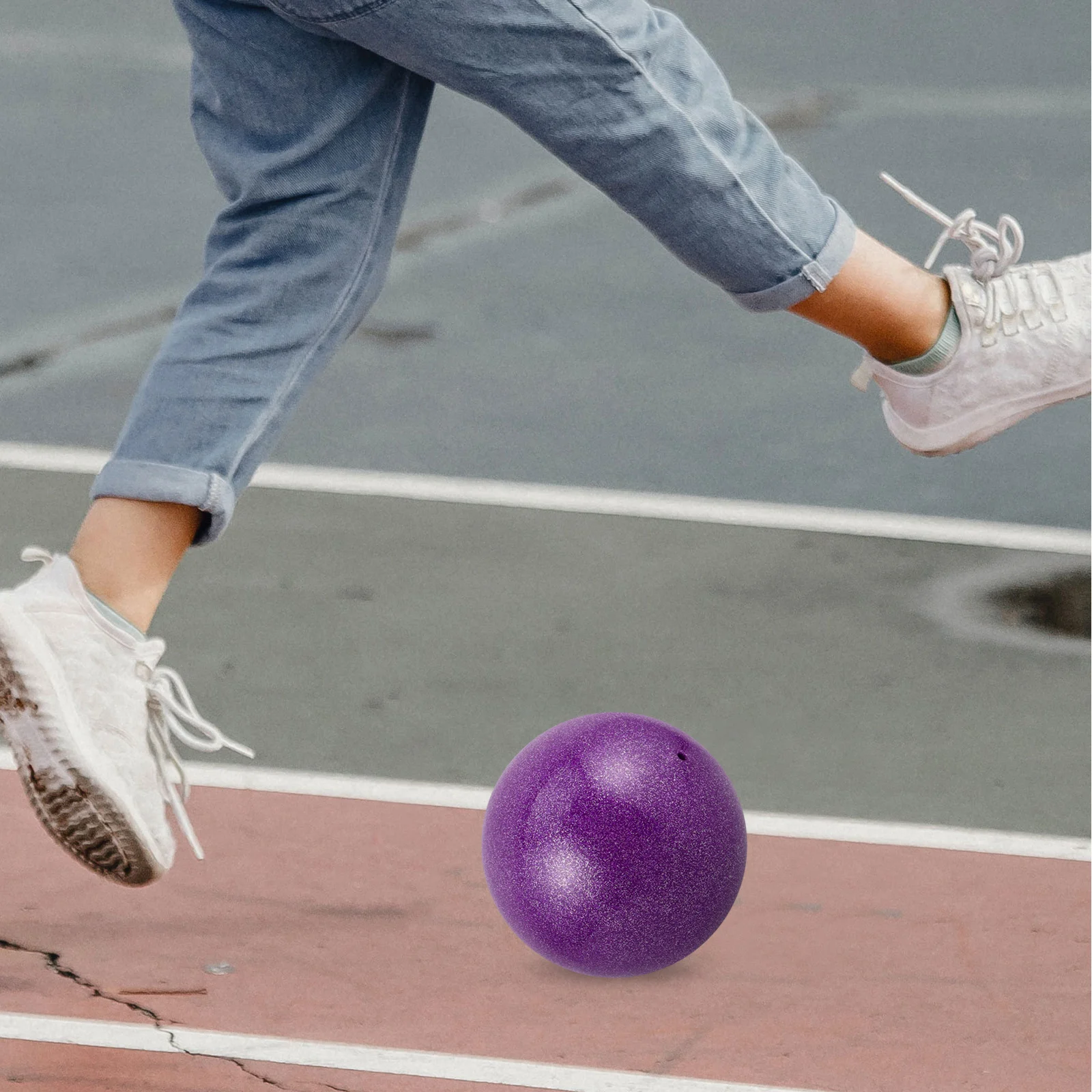 1 قطعة الجمباز الفني الصغير القابل للنفخ لحجم مناسب لممارسة الرقص معدات التدريب كرة الجمباز