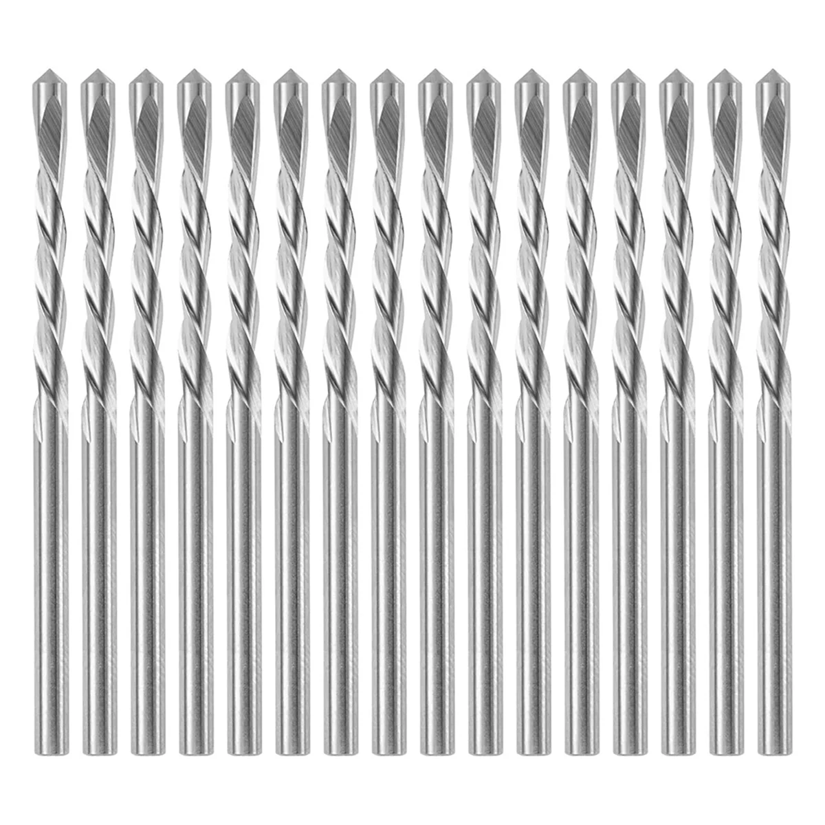 ABQR GP16 1/8Inch Drywall Pilot Point Cutting Drill Bit (16 Pack), Cutting Drywall, Suitable for Rotary Zipper Spiral Saws