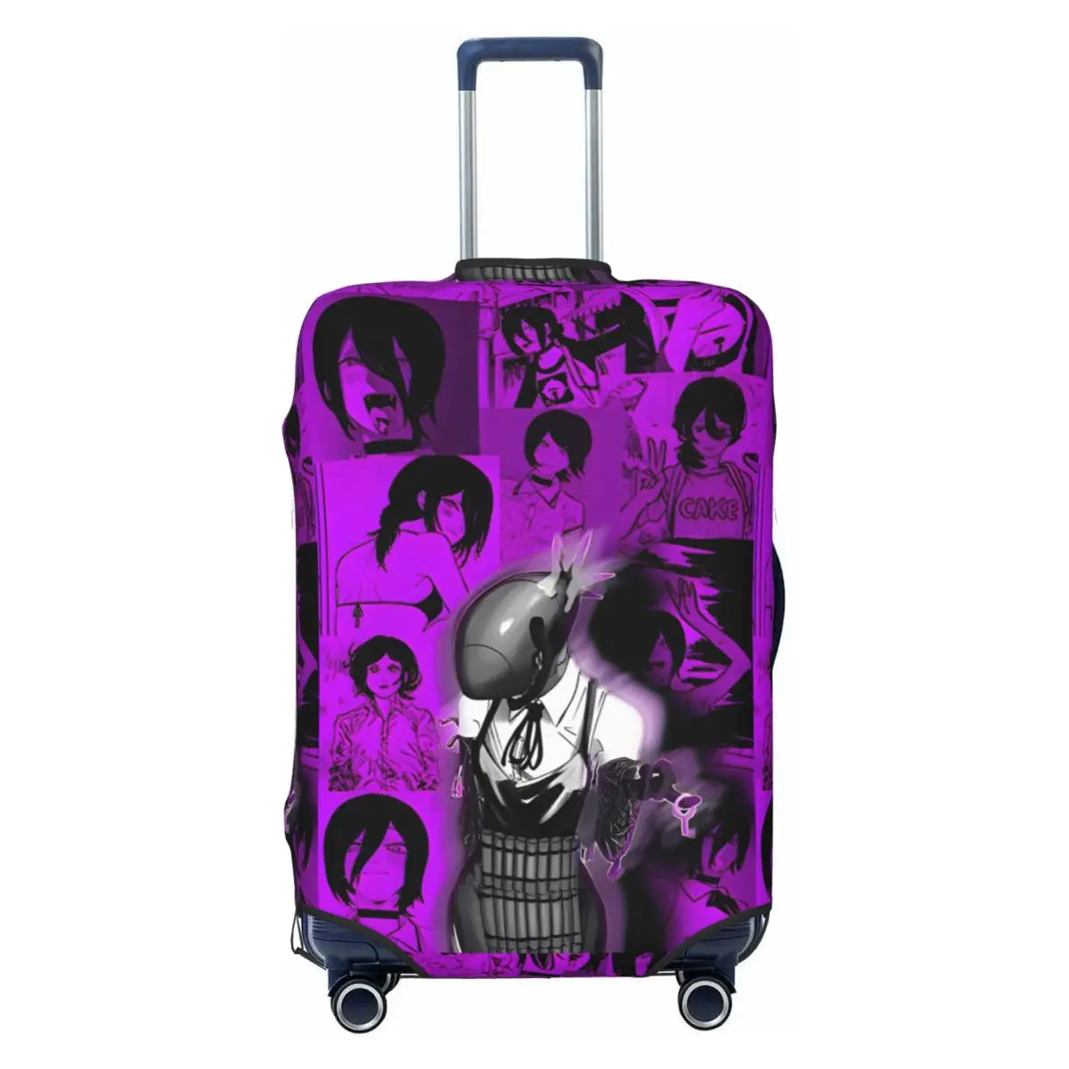 Chainsaw Man Reze Anime Suitcase Cover Flight Useful Luggage Accesories Cruise Trip Protector