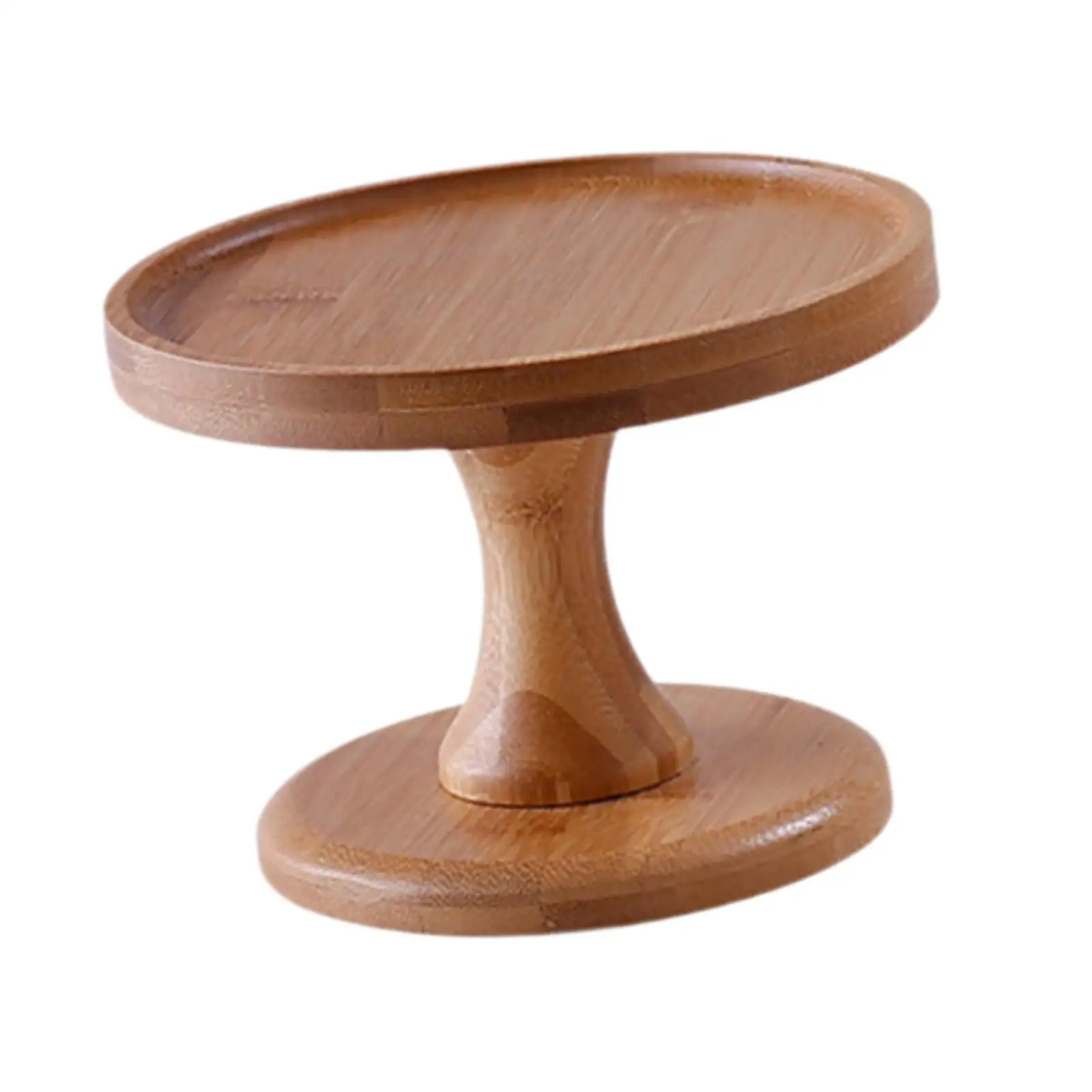Wooden Cake Display Stand Vintage Dessert Riser Tabletop Cupcake Holder Tray for Wedding Restaurant Home