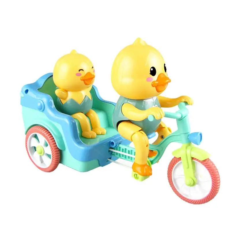 Press And Go Musical Toys Cute Tricycle Infant Crawling Musical Toys Easy To Use Educational Toddler Toys For Boy Girl Gift