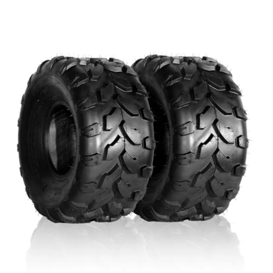 إطارات ATV UTV LawnMowers 20x108 6 PR Directional Tread Sports مجموعة إطارات الطين لجميع التضاريس مكونة من زوجين لأداء الطرق الوعرة