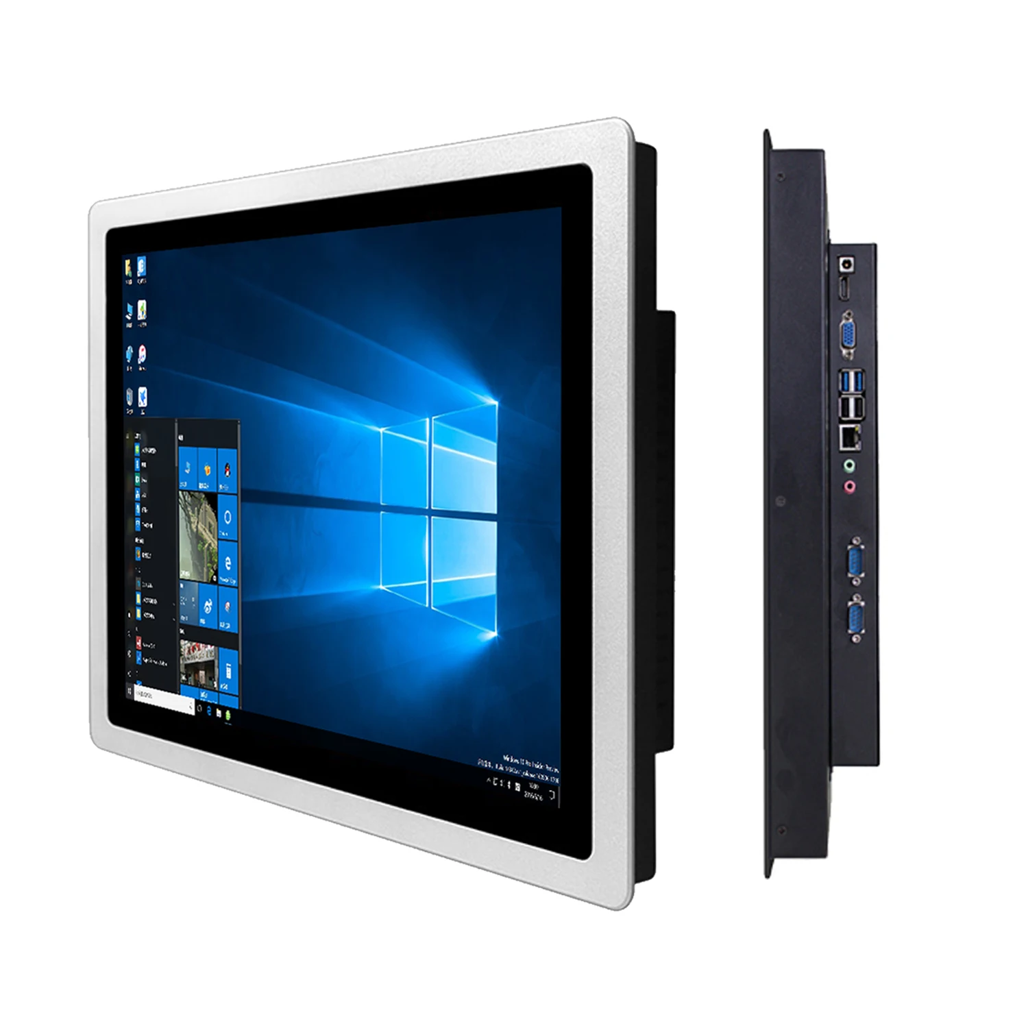 15 Polegada industrial tudo-em-um tablet pc com tela de toque capacitivo núcleo i3 painel de computador pc embutido wifi 1024*768 para win10