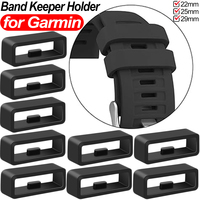 22 25 28 Mm Watchbands Strap Loop Ring Silicone Watch Bands Holder Rubber Keepers for Garmin 935/945x Fenix 7 6 5 Vivoactive 4