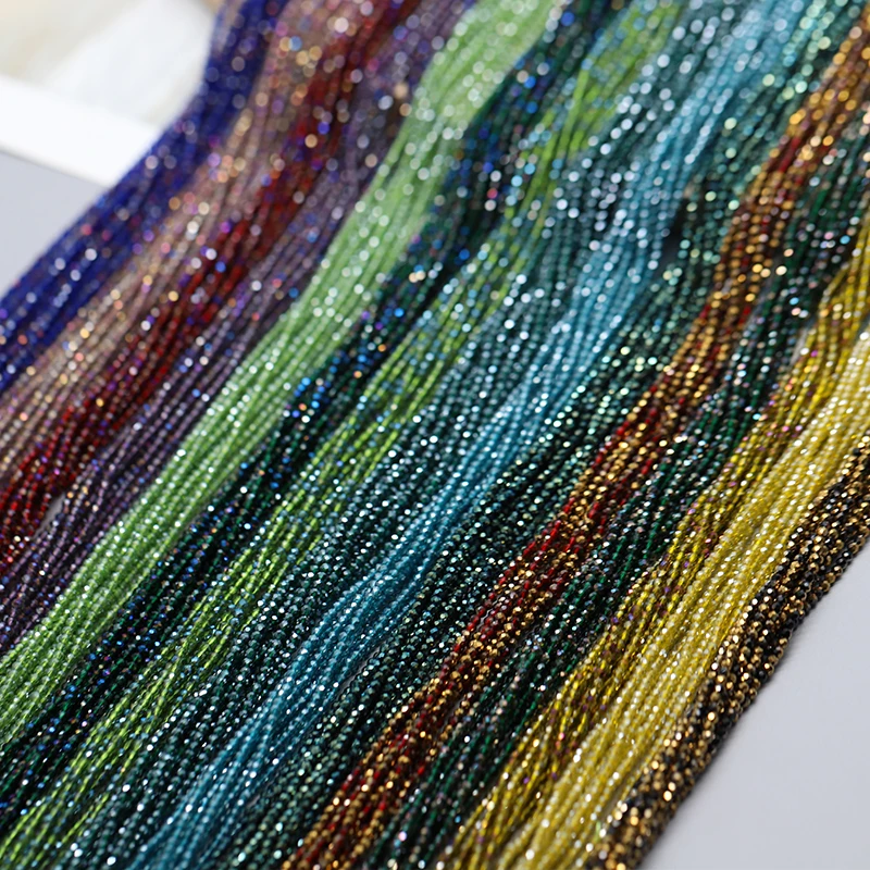خرز زجاجي كريستالي ملون بحجم 2 - مراجعة Glass Seed Beads 2Mm Jewelry Making وسعره