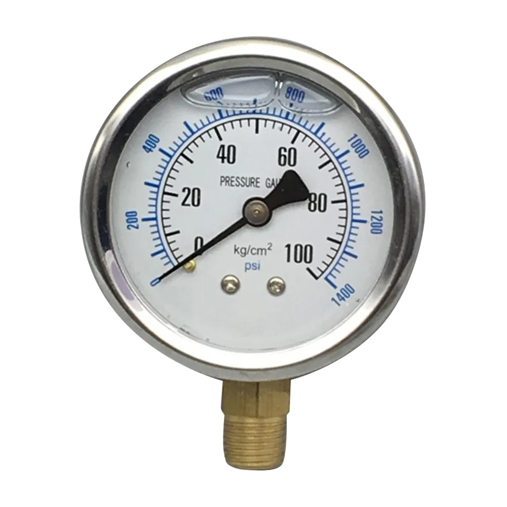 Pressure Meter For YN-60 Earthquake-resistant Pressure Gauge Oil Pressure Gauge Hydraulic Gauge Easy Installation Pressure Meter