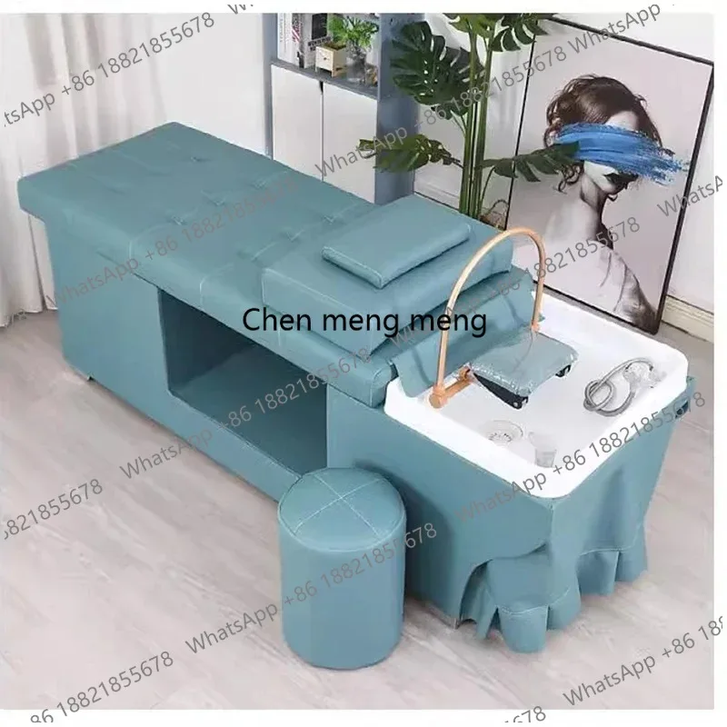 

Barber Shop Massage Shampoo Chairs Head Spa Luxury Hair Salon Shower Shampoo Bed Modern Salon Furniture Silla Peluqueria