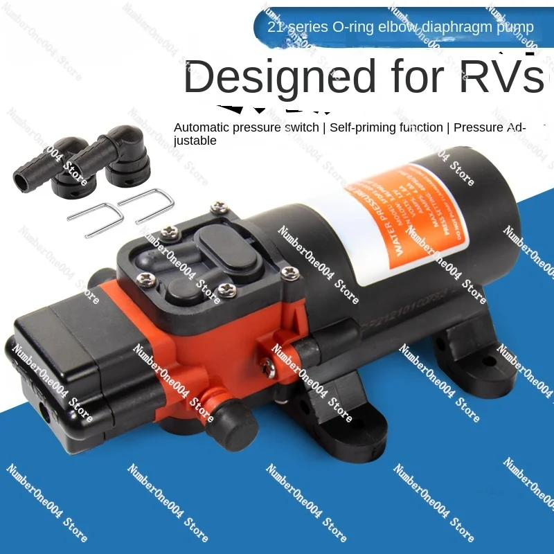 12V/24V 21 RV Diaphragm Pump DC Water Marine Car Battery Self-Priming Pump Automatic Pump Yacht