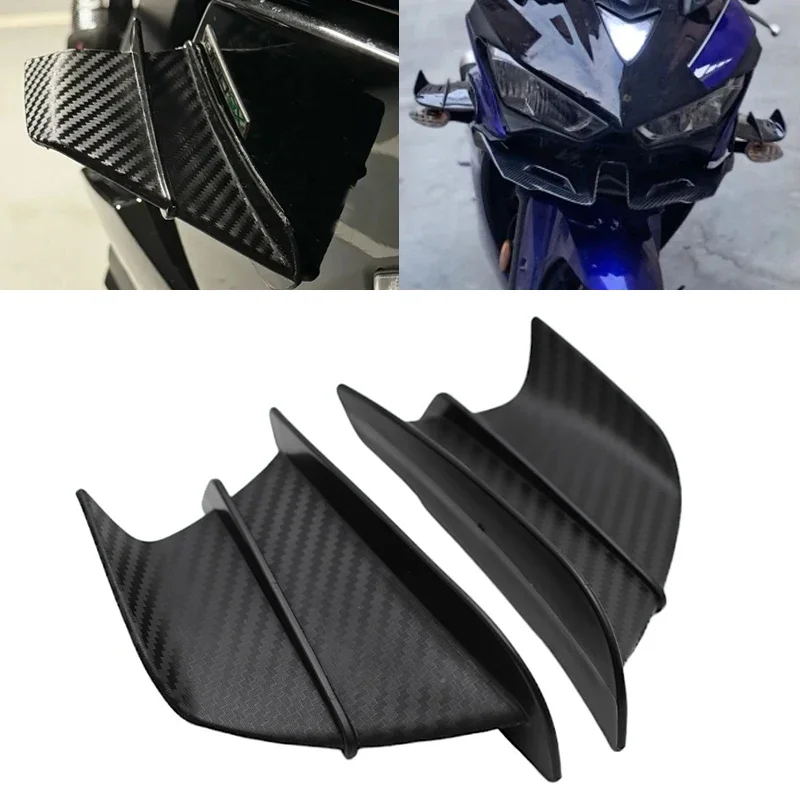 Para BMW R1200GS R1250GS S1000RR para YAMAHA R1 R3 SUZUKI DUCATI motocicleta Winglet carenado Kit de alas carreras