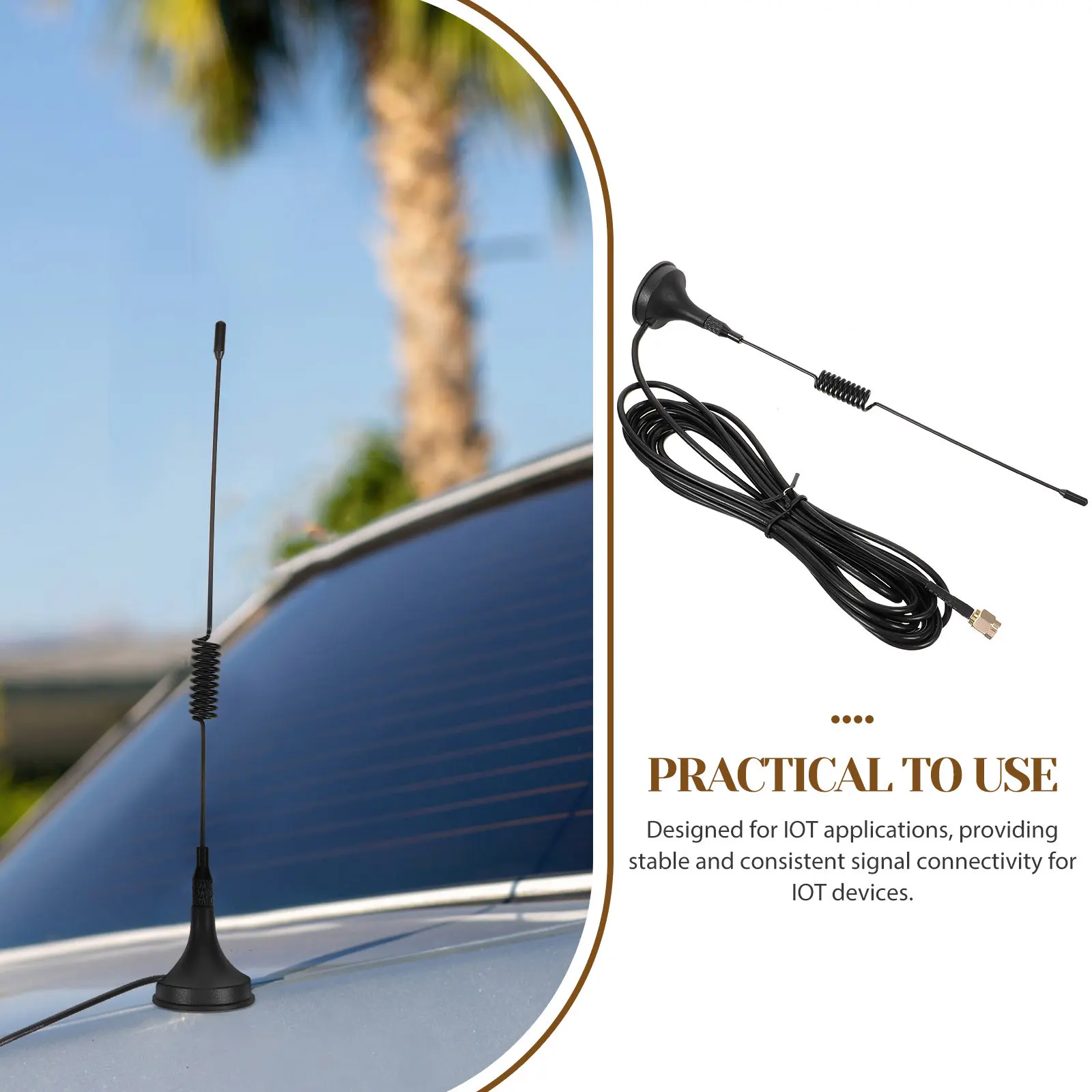 High-Gain Magnetic Antenna Mount Base for Car Truck Mobile Radio Transceiver 4G Gsm 3G 2G Wide Band Remote Meter Reading