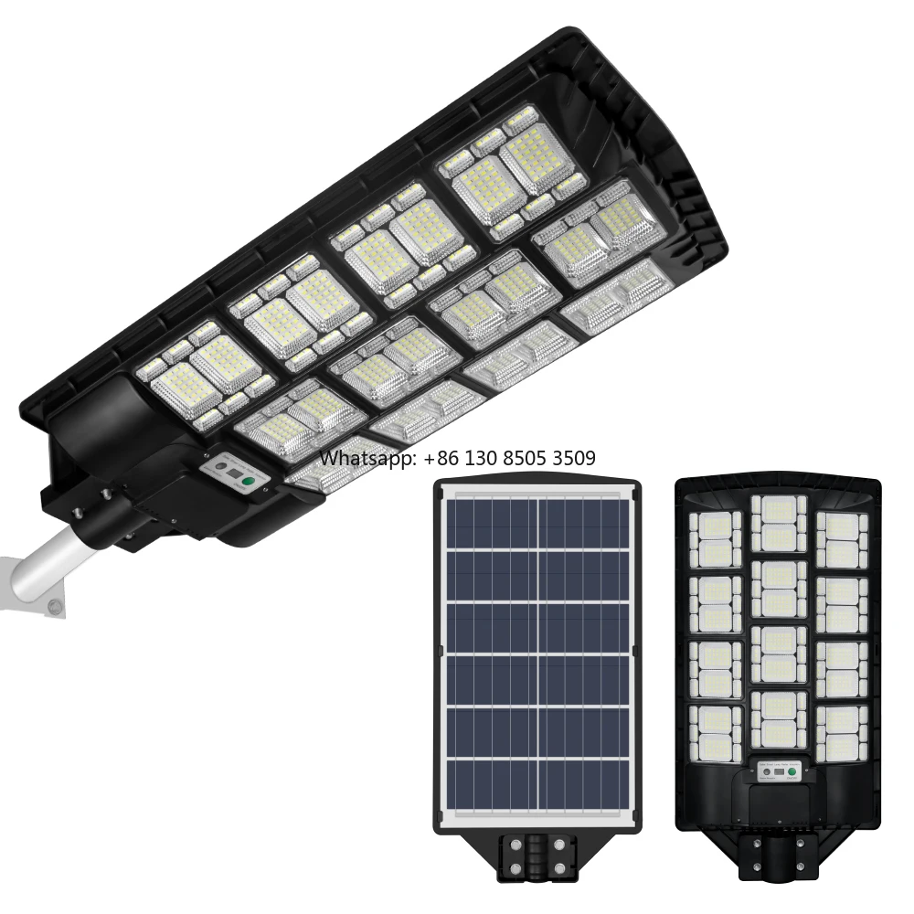 30000LM All-in-One Outdoor LED Solar Street Light IP65 Integrated Road Lamp with ABS Material for Streetlight Projects
