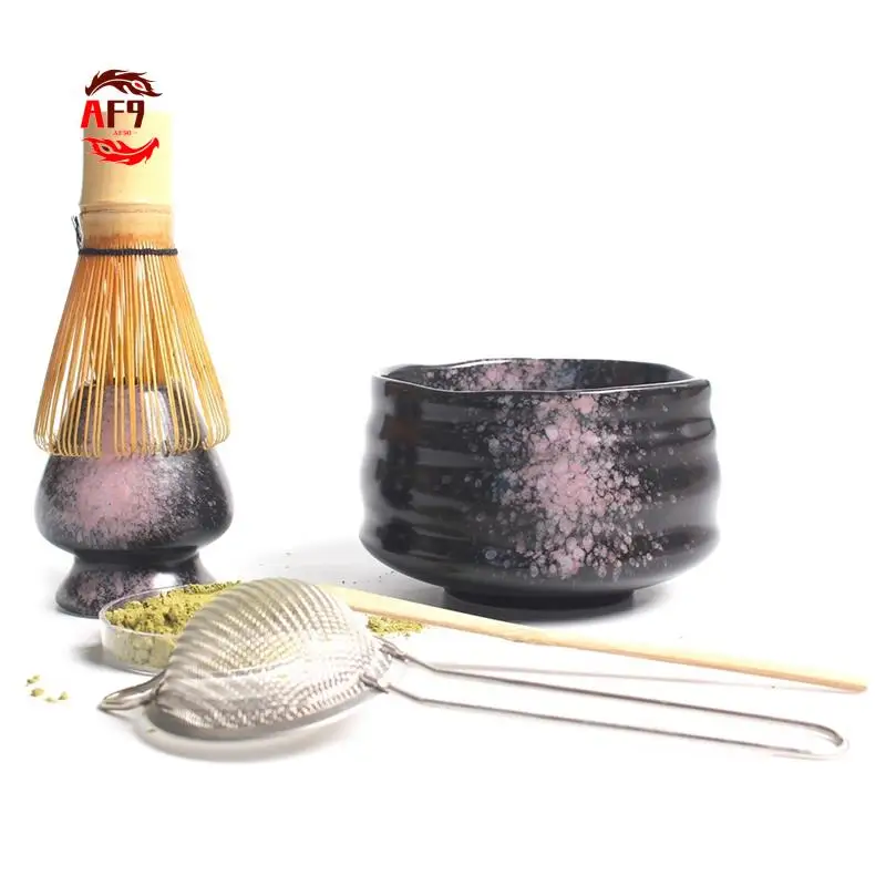 

AF90-5PC Домашний чайный сервиз ручной работы Матча, подставка для инструментов, набор чаш Матча, венчик для чая, совок для чайного венчика, держатель для венчика, подставка для чажэнь, воронка