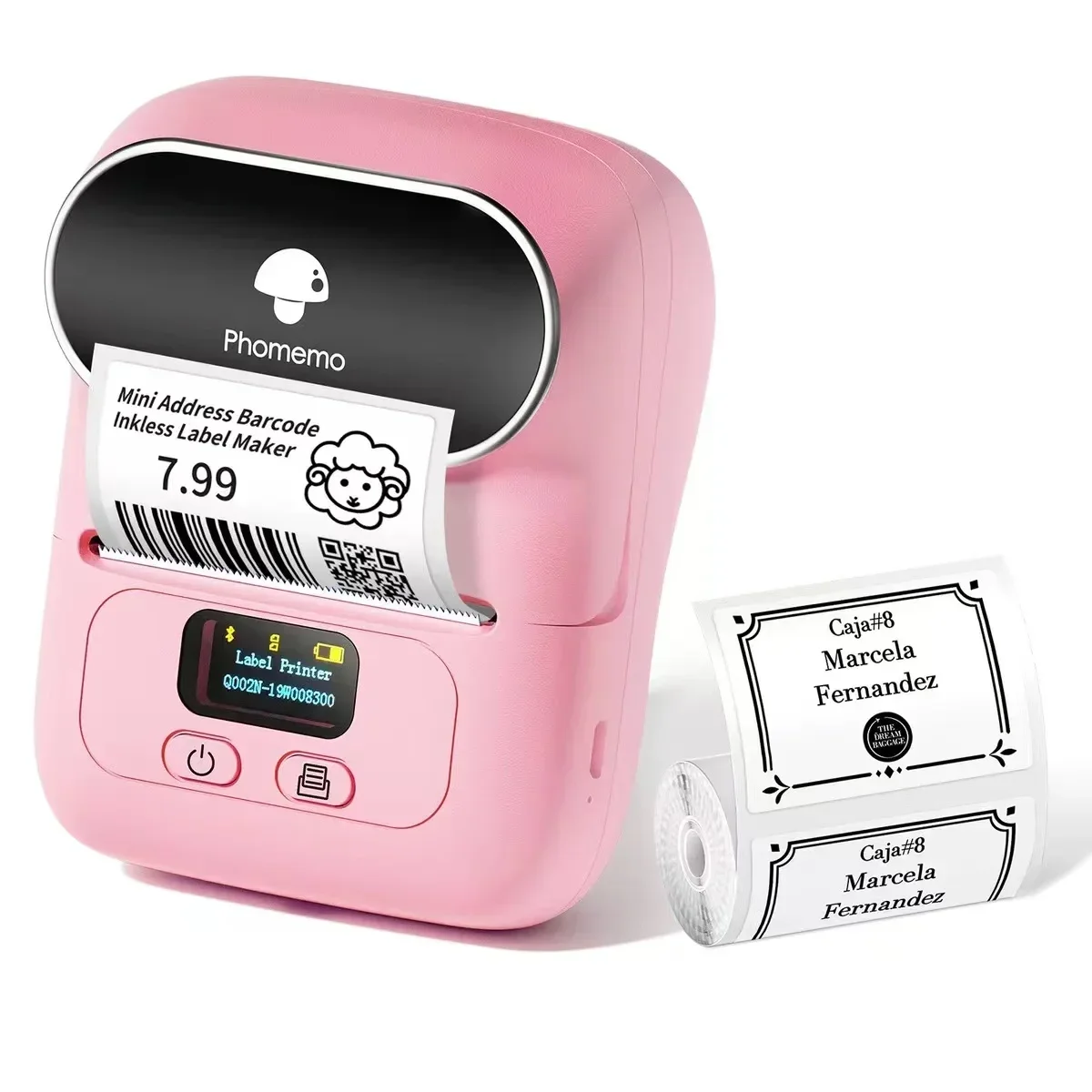 M110 Phomemo Portable Thermal Label Wireless Printer Mini Printer Portable Mini Printer Mini Impresora Portatil