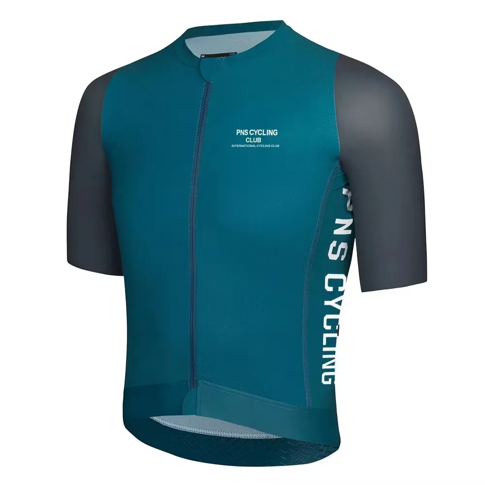 Herren PNS Radtrikot Atmungsaktives Schnelltrocknendes Gewebe Rennrad-Trikot Kurzarm MTB Fahrradtrikot