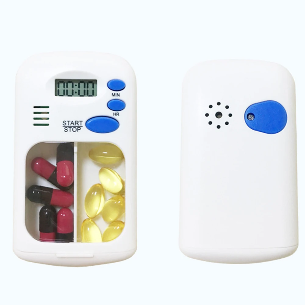 

Электрический диспенсер для таблеток с будильником, часами, напоминаниями, фотографиями