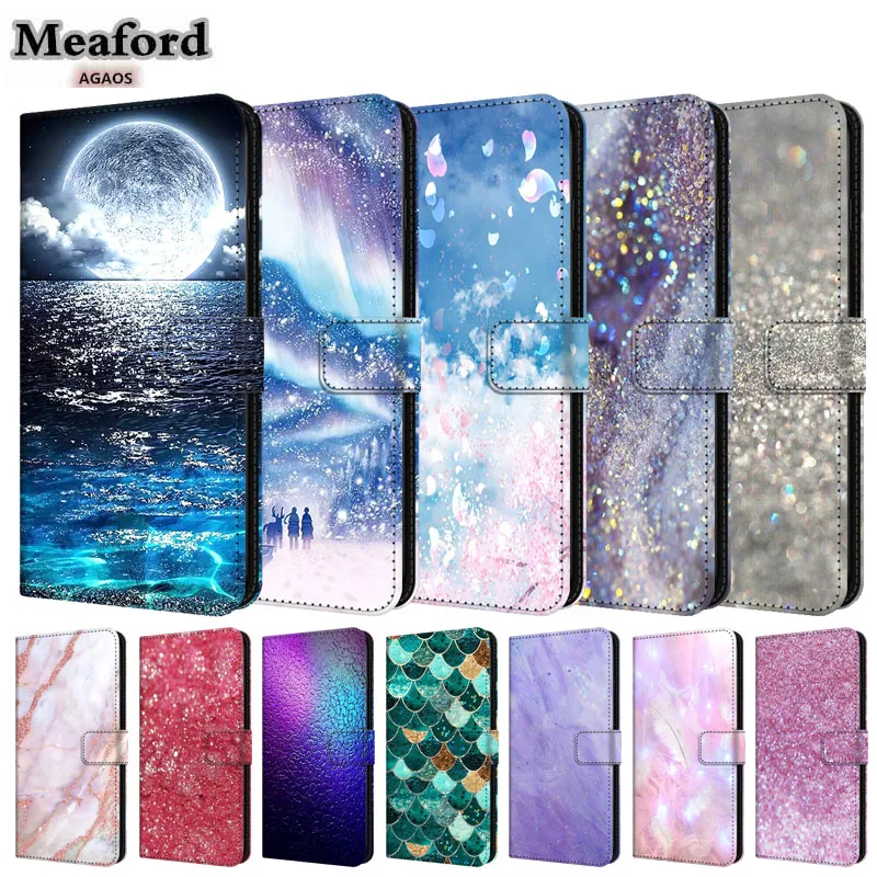 Moonlight Leather Case for Huawei Nova 11 Ultra Stand Margnetic Wallet Phone Case for Huawei Nova 11 Pro11i Stand Book Cover