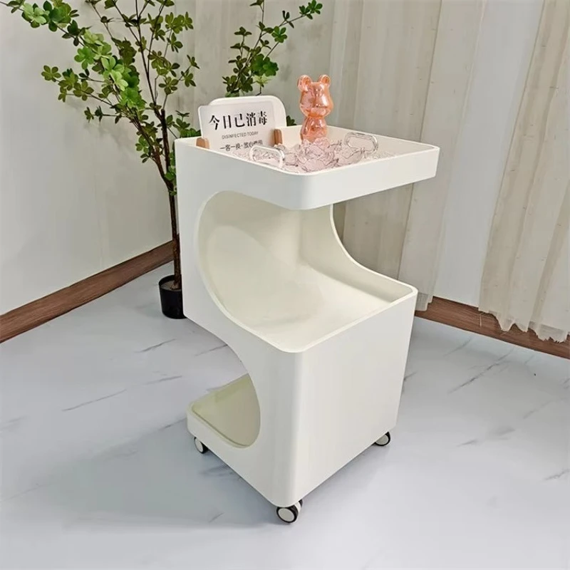 Beauty Wholesale Beauty Salon Trolley Cart Modern Light Luxury Fashion Special-shaped Tool Cart for Sale