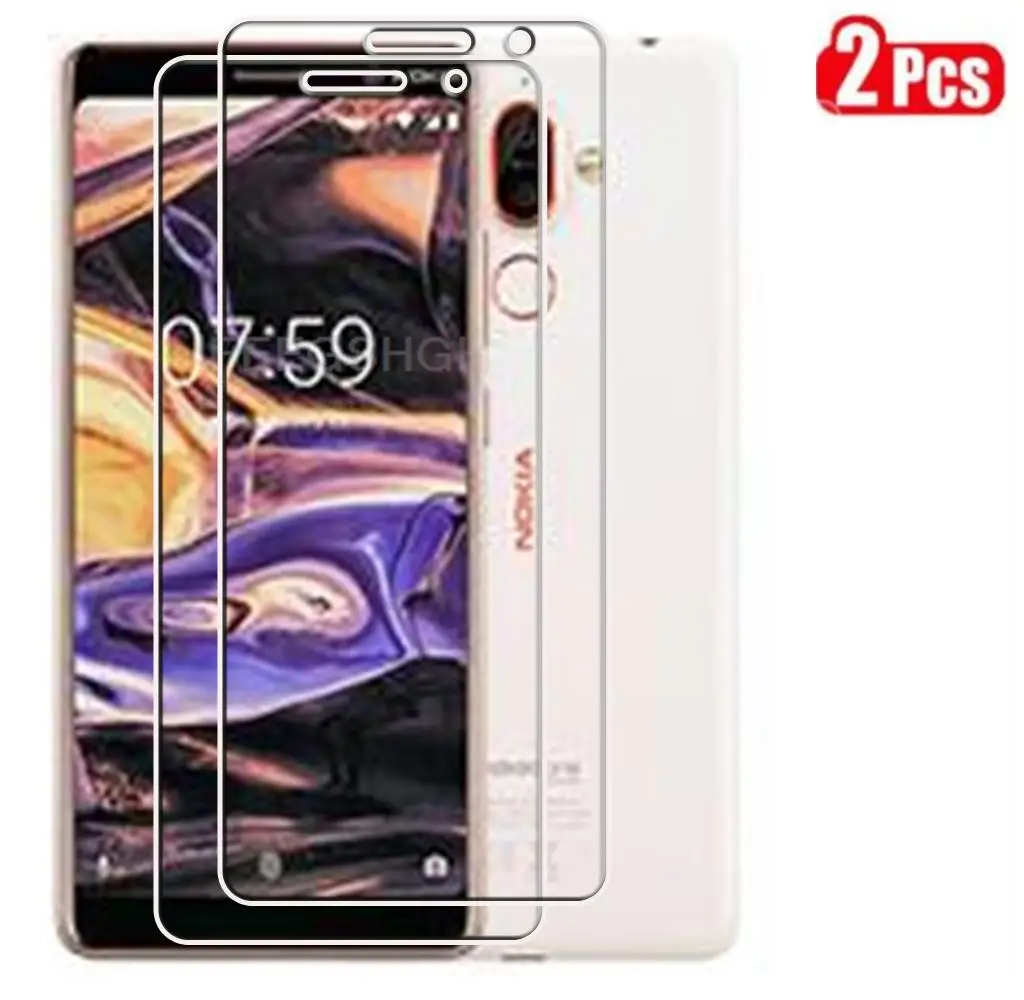 9H HD Protective Tempered Glass For Nokia 7 Plus 7Plus 6