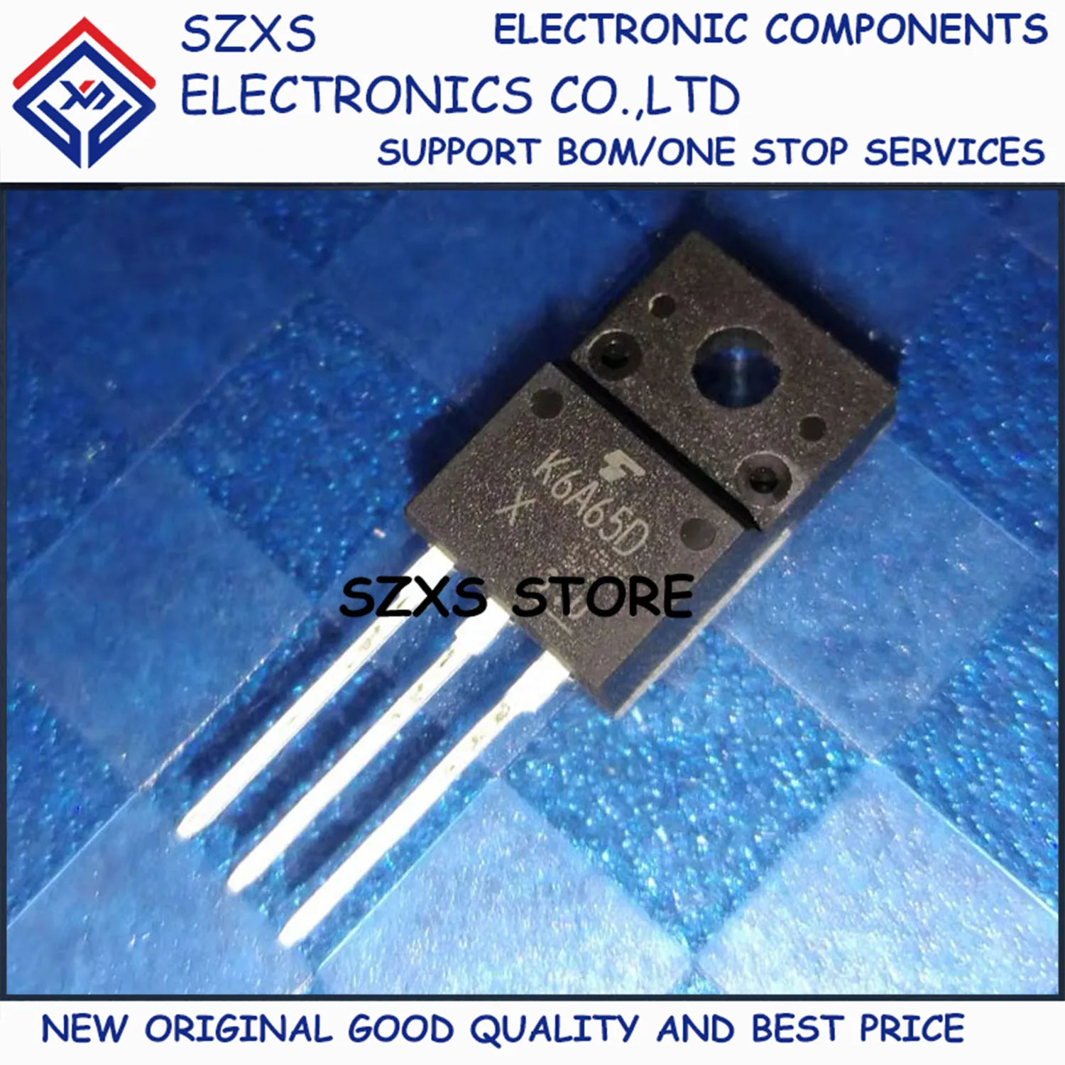 

New Original 10Pcs K6A65D TK6A65D TO-220F 650V 6A MOSFET Field Effect Transistor In Stock Electronic Components Good Quality