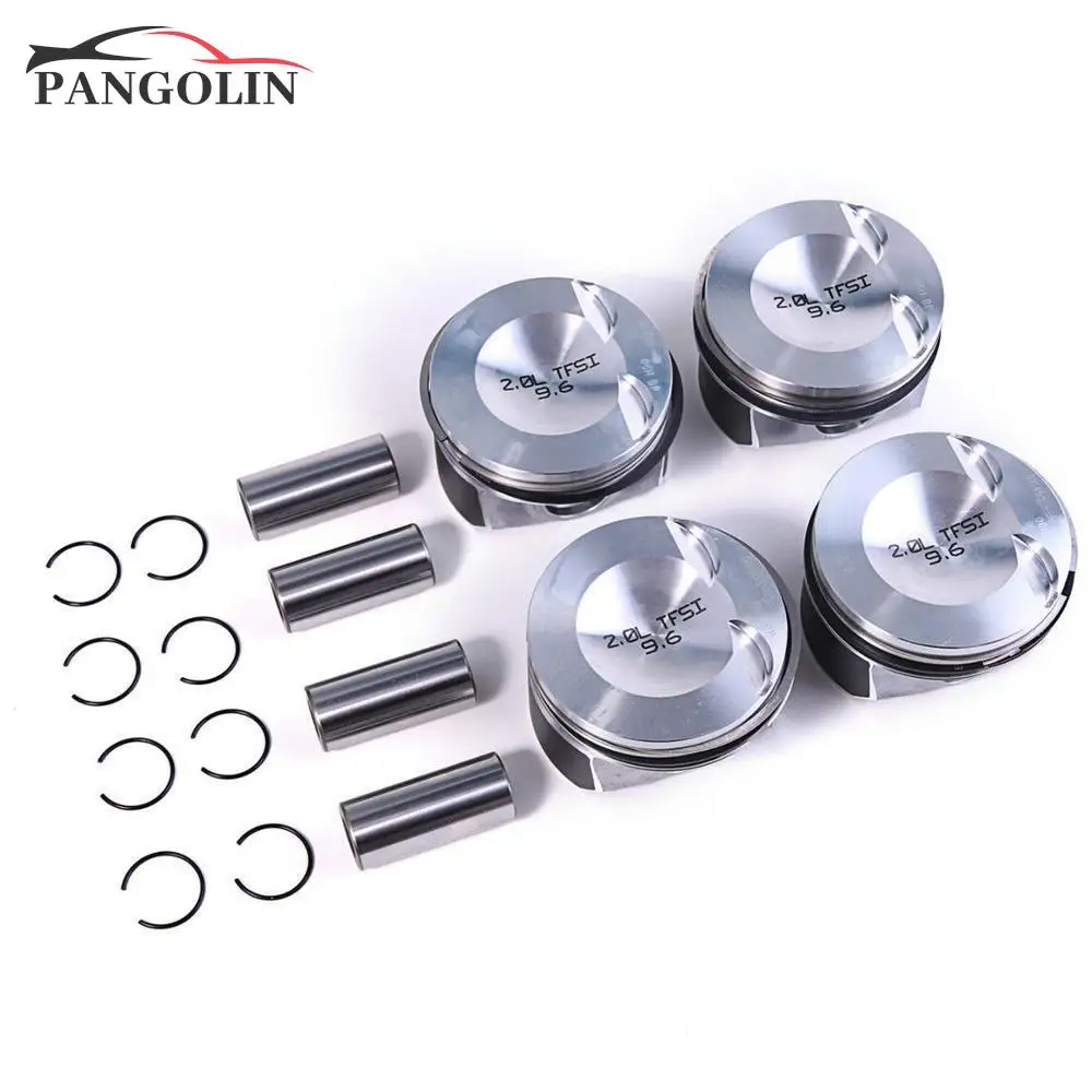 

4pcs Piston & Rings Kit Φ82.5/23mm STD for VW GTI Passat Tiguan Golf Audi A3 Seat 2.0T CAE CCT CDN CCZ CAW CBF 06H107065AM