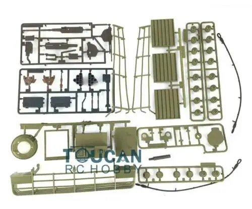 

HENG LONG 1/16 USA M1A2 Abrams RC Tank Toucan 3918 Camo Green Plastic Parts Bag Spare Remote Control Model TH00563-SMT8