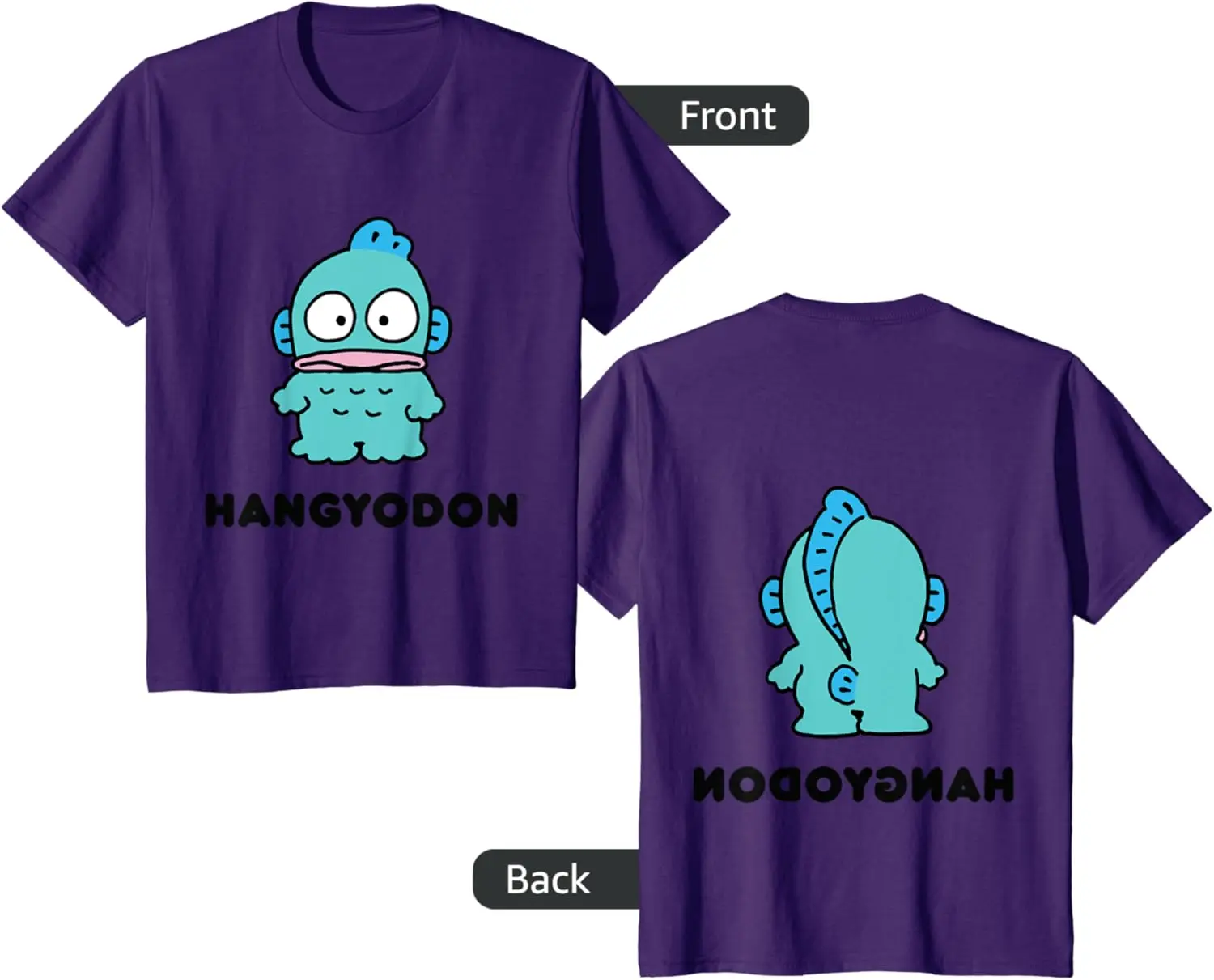 

MINISO X Hangyodon Character Front and Back T-Shirt