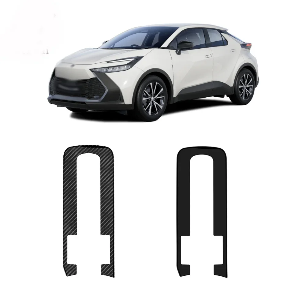 

For Toyota CHR C-HR 2024 2025 ABS Carbon Fiber Car Center Console Board Stickers Frame Strip Gear Shift Panel Cover Trim